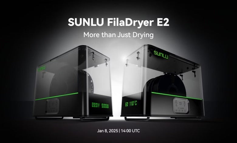 SUNLU bringt den einzigartigen FilaDryer E2 für technische Materialien auf den Markt @Edward Wakefield