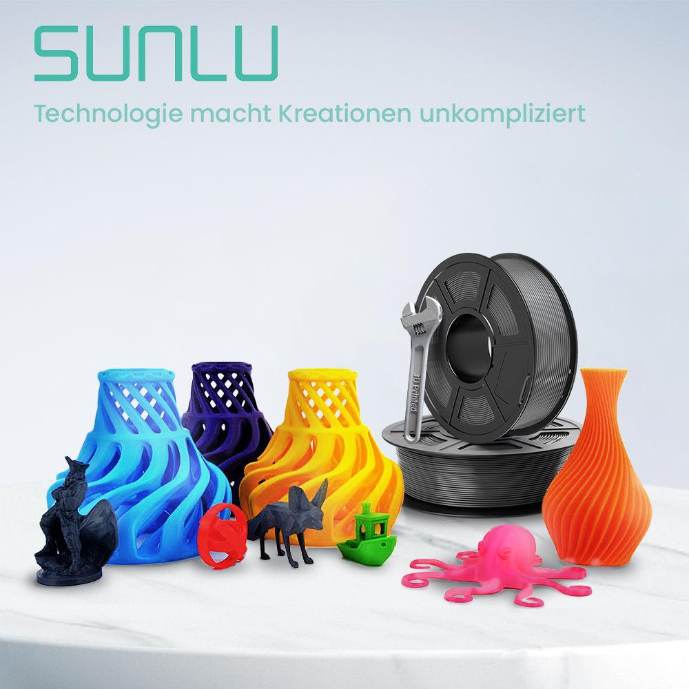 [über 6KG Bündelverkäufe] 1.75mm SUNLU PLA , PLA Meta(Macaron Farben) 3D Drucker Filament 1KG/Rolle sunlu.de