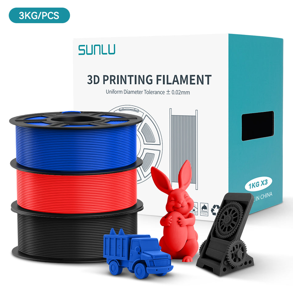 [MOQ 2 Sätze] PLA, PLA+, PLA Meta, PLA Matte 3KG Mehrfarbiges Filament Bündel