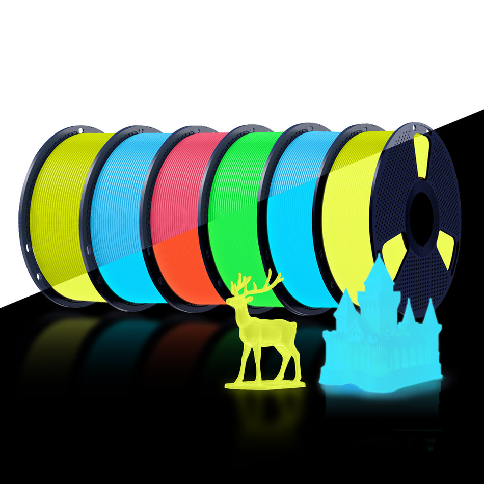 [MOQ: 3 Rollen] Glühen im Dunkeln (Leuchtend) PLA Filament 1KG