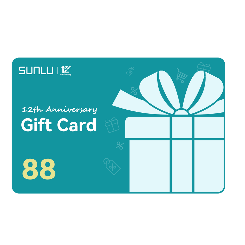[2 % RABATT] SUNLU DE Store Geschenkkarte Sonderangebot