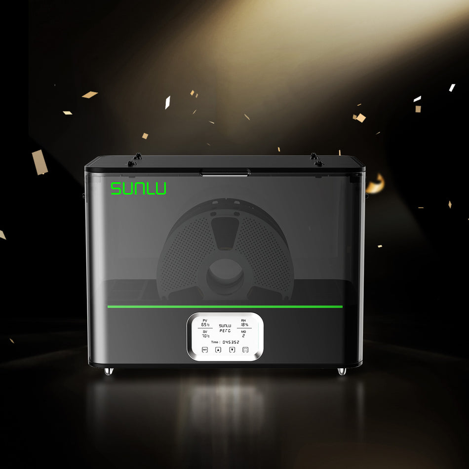 [Black Friday 20 % Rabatt] SUNLU FilaDryer E2, Bis zu 110℃, Professionelles Trocknen und Tempern, Geboren für technische 3D Druck Filamente