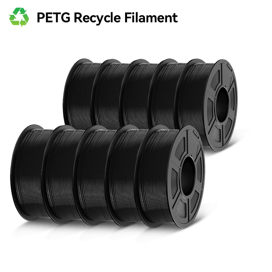 [€9.19/KG | 10KG Bündelverkäufe] PETG Recycelte Filamente, 1KG/Rolle