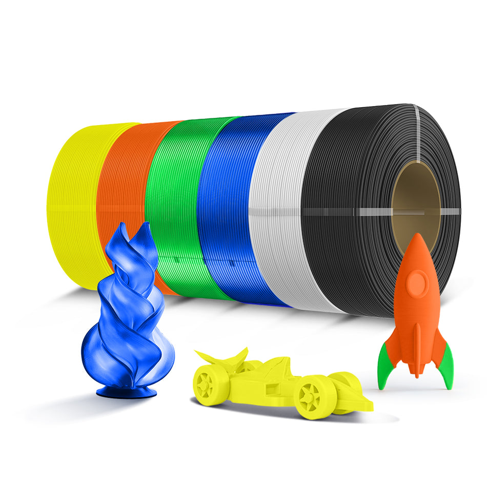 SUNLU Nachfüll-Filament 1KG, PLA, PLA+, PLA+2.0, PETG Filament, Kompatibel mit 2025 SUNLU Mehrwegspulen der 3. Generation und BambuLab Mehrwegspulen, 1KG 1.75mm Filament