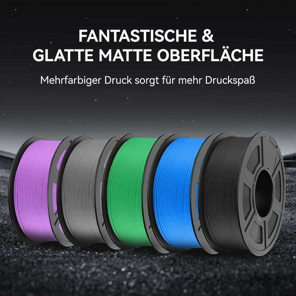 [2025 Neue Ankunft | MOQ 3 Rolle] High Speed Matte PLA, Hohe Geschwindigkeit Matte PLA 3D Drucker Filament 1KG