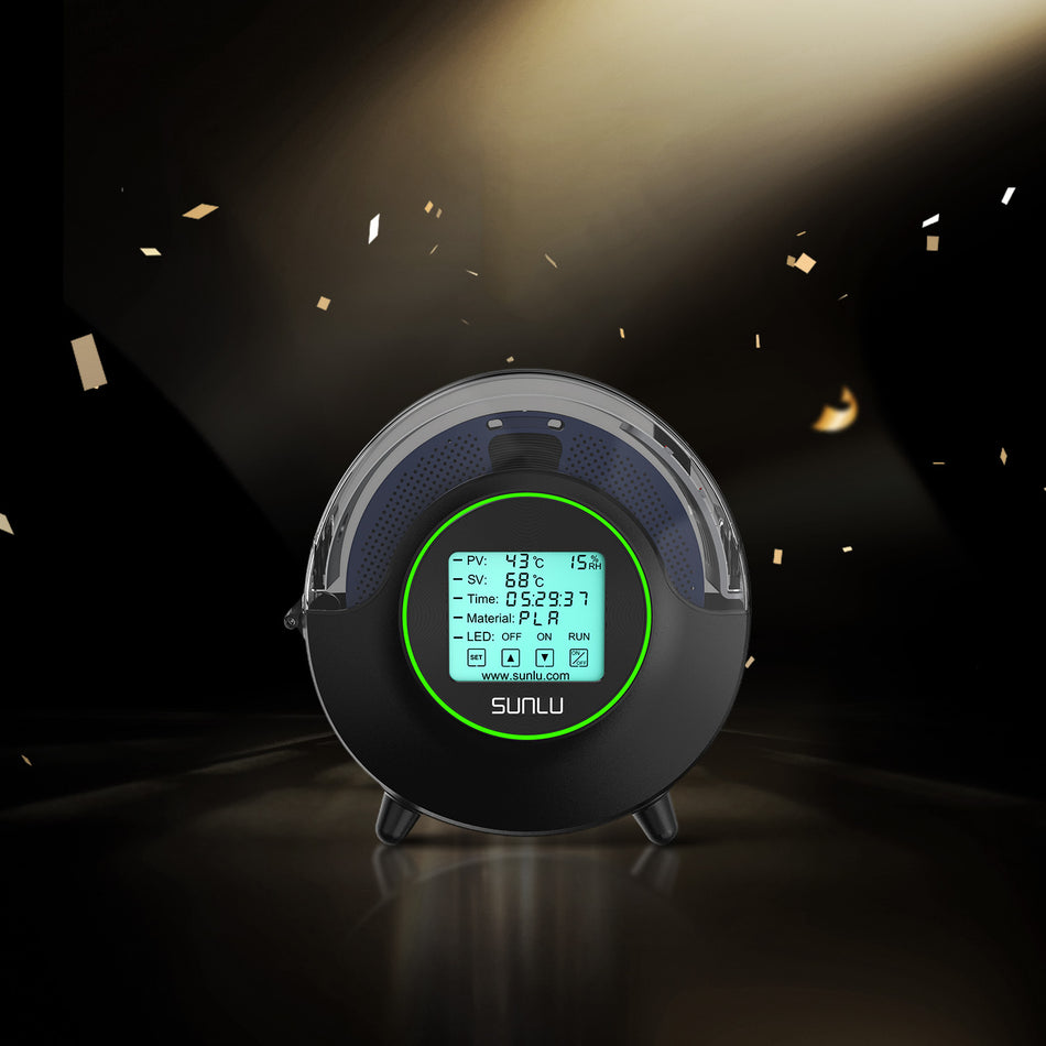 SUNLU S2 Filament Trockner, 360° Rundum-Erwärmung beim 3D-Druck