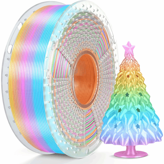 SILK Rainbow Filament(8Meter Farbwechsel) 1KG