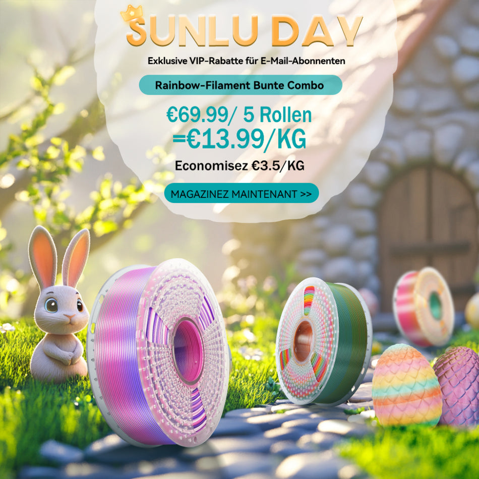 Exklusiver VIP-Zugang, limitierte Rabattprodukte nur für E-Mail-Abonnenten, Resin-Flash-Sale: Zusätzlicher Rabatt von 1€ pro KG auf alle Harze