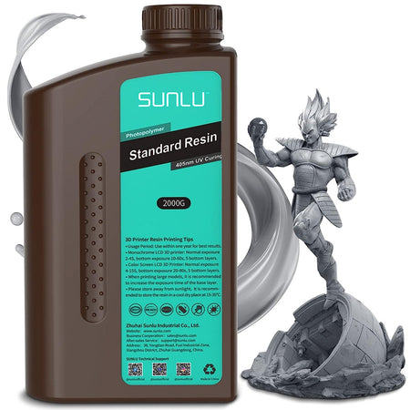 [über 6 Flaschen Bundle-Verkauf] SUNLU Standard-Harz oder Wasser abwaschbares UV-Harz 1000G sunlu.de
